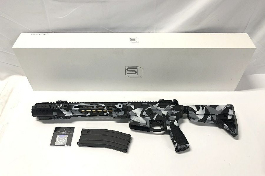 Sale】東京)東京マルイ SAI GRY スノーカモフラージュ カスタム M4 MWS