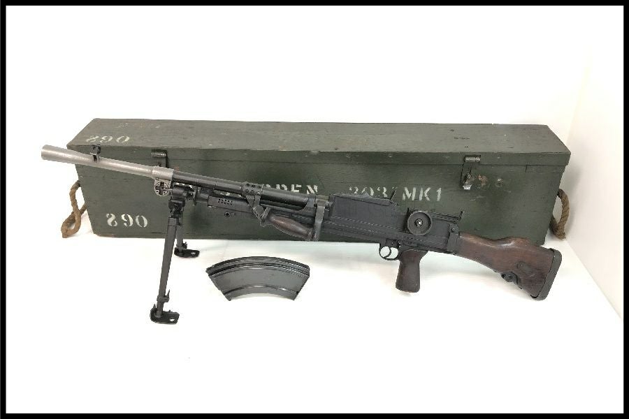 東京)無可動銃 Bren/ブレン MkI 軽機関銃 & 専用木製ガンケース付き 新加工
