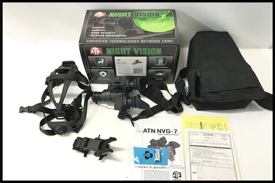 東京)ATN NVG7 WPTI 2.5世代ナイトビジョン付属品あり