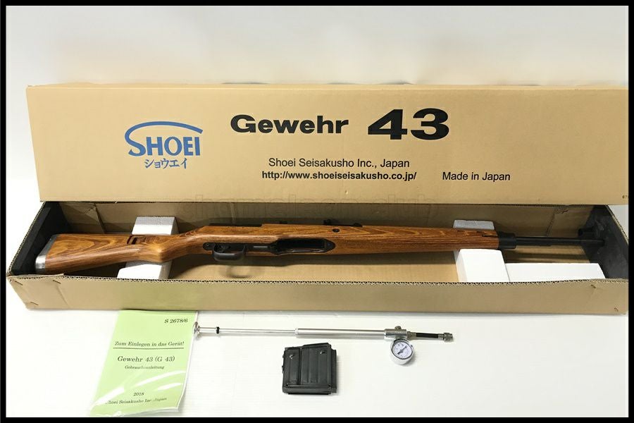 SHOEI G43ブローバックモデルのマガジンその2　最後の1個 東京)ショウエイ/松栄 ドイツ軍 GEWEHR43 G43 エアーブローバック ライフル