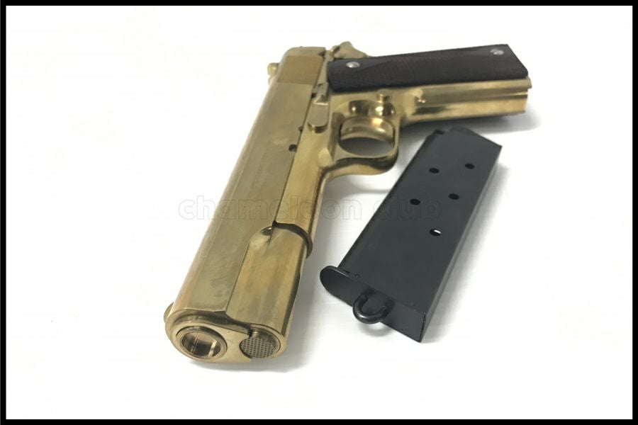 東京)ZEKE M1911コマーシャル MillingBrassモデル 真鍮削り出し完成品
