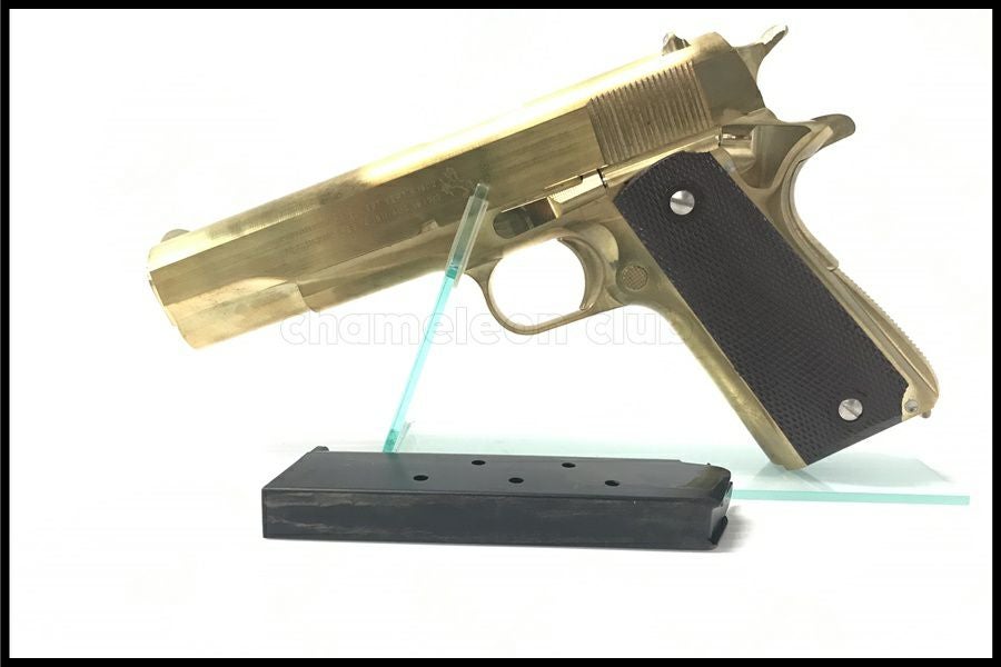 東京)ZEKE M1911A1ミリタリー MillingBrassモデル 真鍮削り出しモデルガン