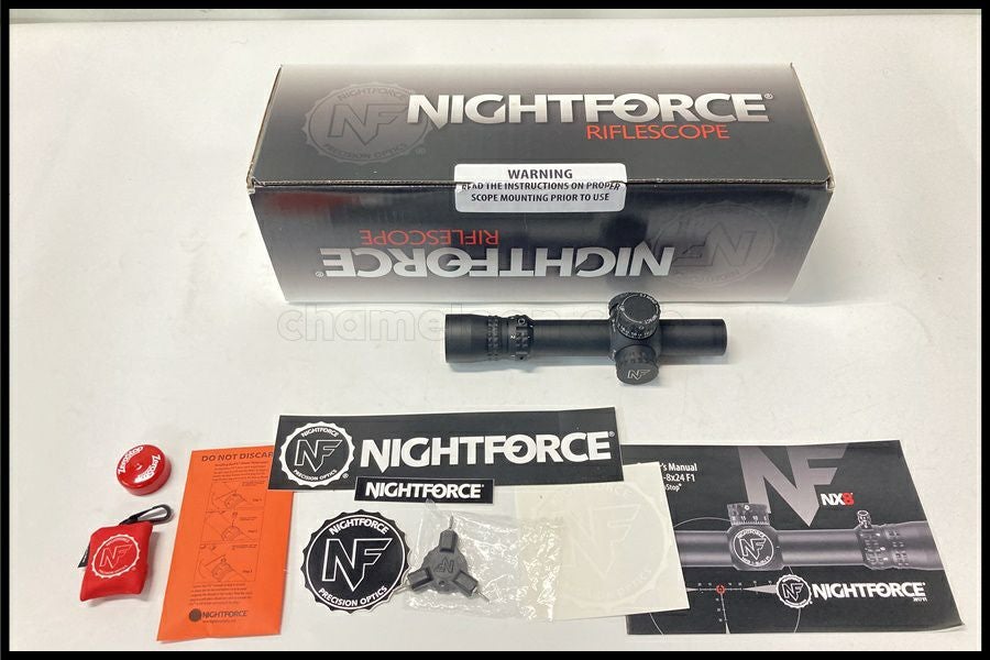 東京)NIGHT FORCE 実物スコープNX8 1-8x24mm F1 C598