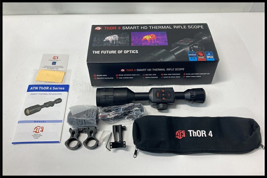 東京)ATN ThOR4 640×480 2.5-25x サーマルスコープ実物