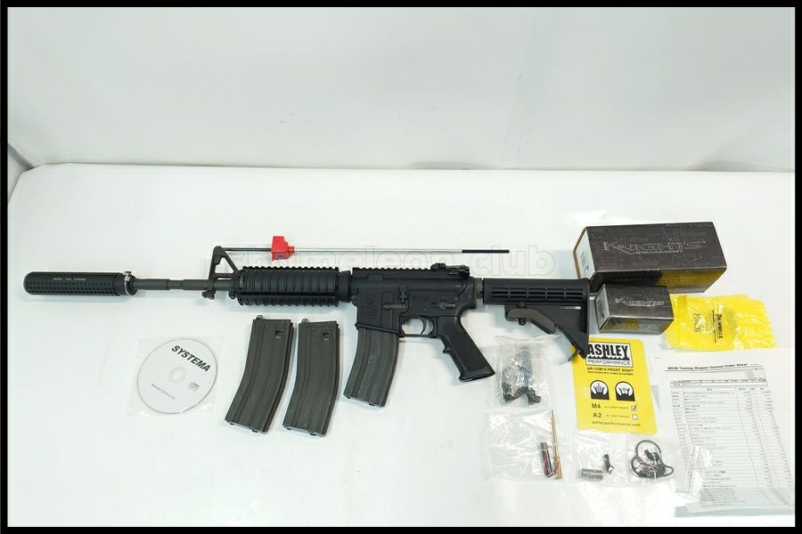 東京)SYSTEMA PTW M4A1 NBORDE KAC RIS 14.5 実物パーツ組込カスタム