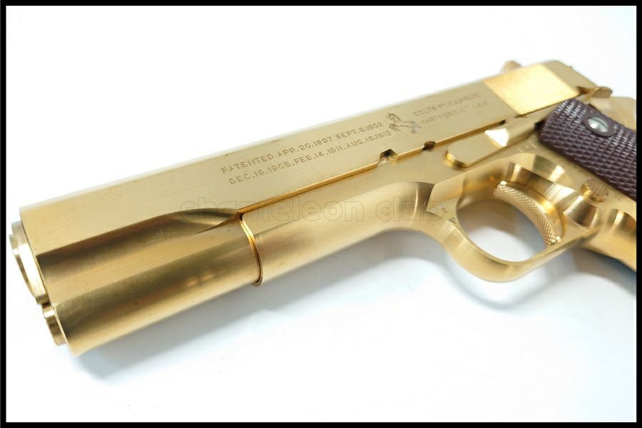 SCW ゴールド エアソフトガン コルトスタイル 東京マルイ VSR-ONE ゴールドエディション 0.9J仕様 | 本体