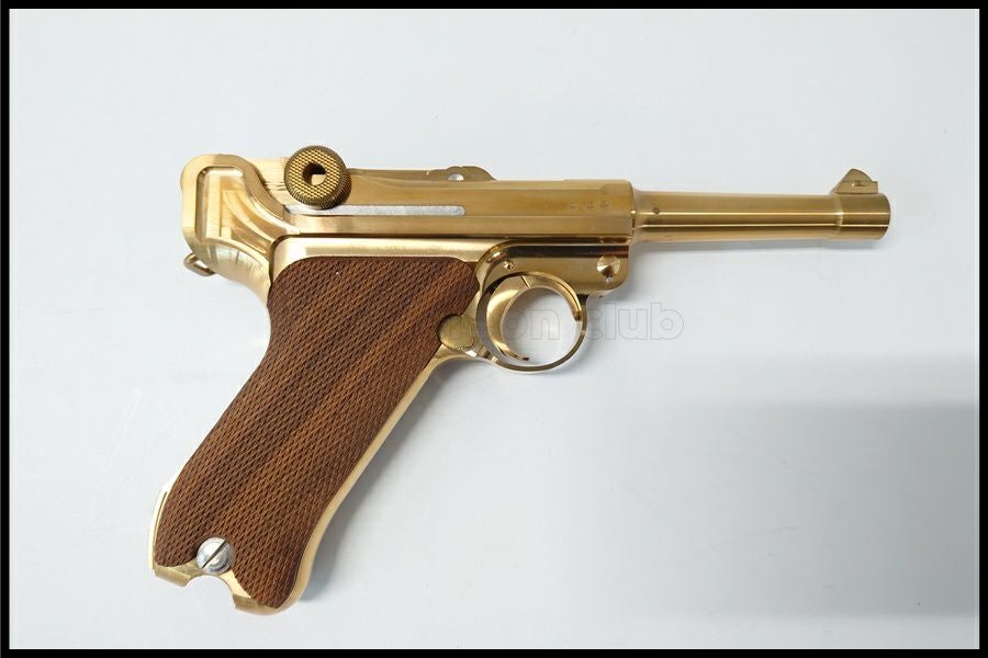 東京)ZEKE ルガーP08 MAUSER 真鍮削り出しモデルガン