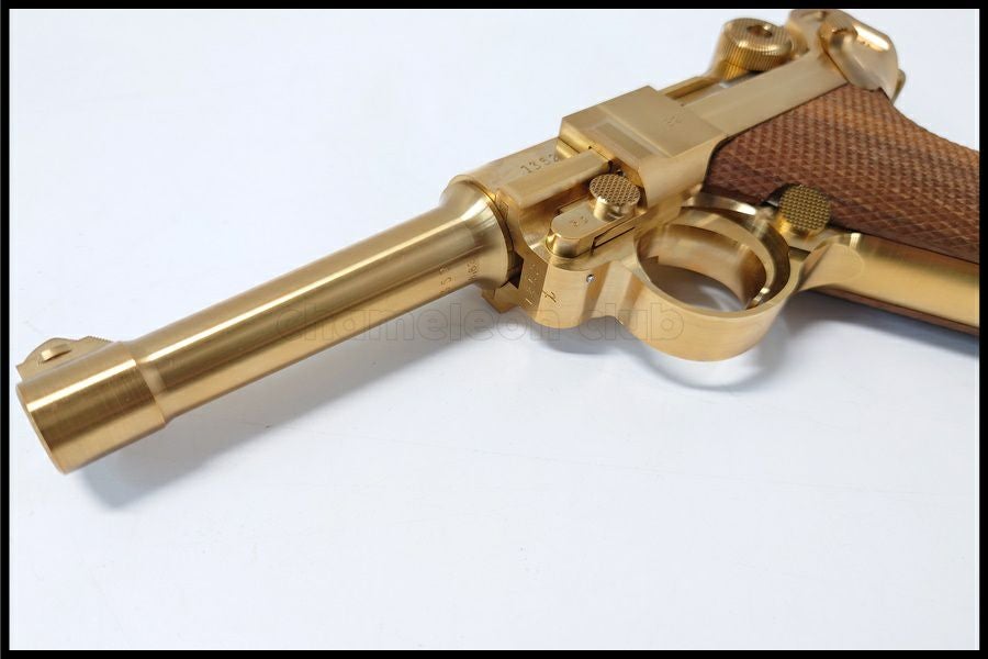 東京)ZEKE ルガーP08 MAUSER 真鍮削り出しモデルガン