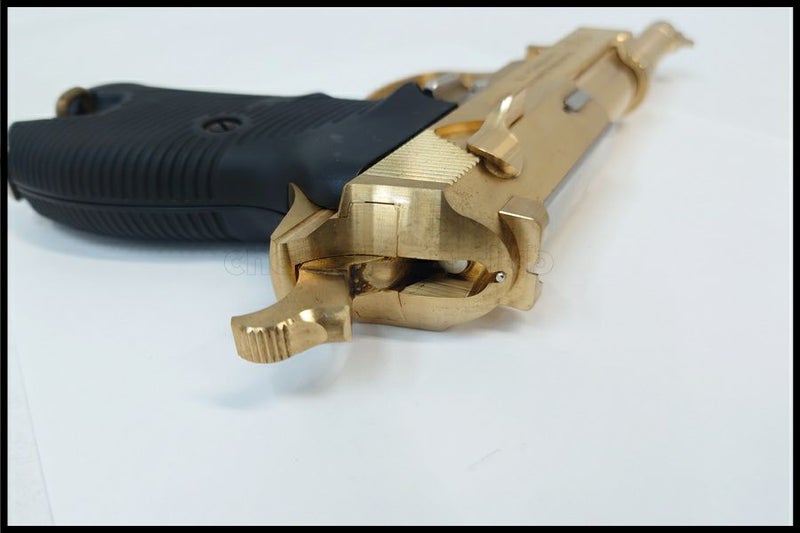 東京)ZEKE ワルサーP38 HPモデル 真鍮削り出しモデルガン