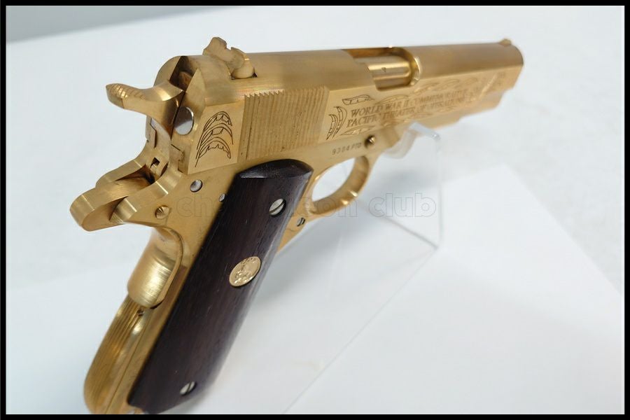 モデルガン コルトガバメント 小さくてもカッコイイ!! 純正ラバーグリップ装備のモデルガン「エラン