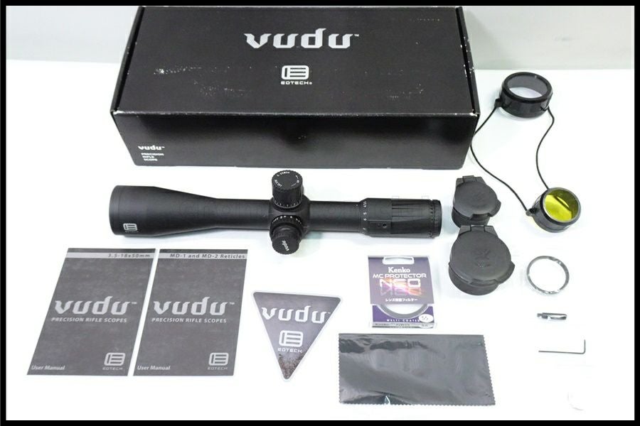 東京)EOTech/イオテック VUDU 3.5-18X50 FFP 実物ライフルスコープ