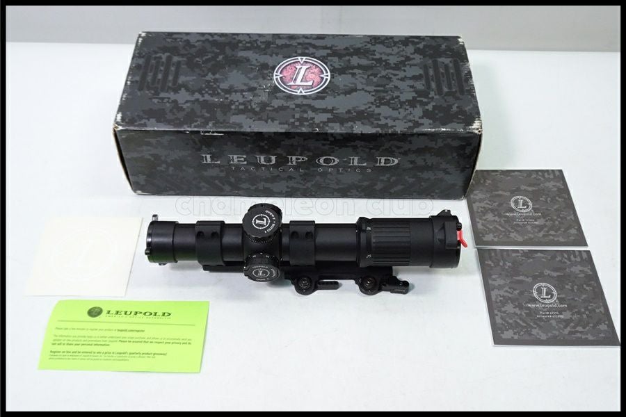 本物LEUPOLD ライフルスコープ 狩猟　実銃外し 東京)LEUPOLD/リューポルド Mark6 1-6×20実物ライフルスコープ＋LaRue