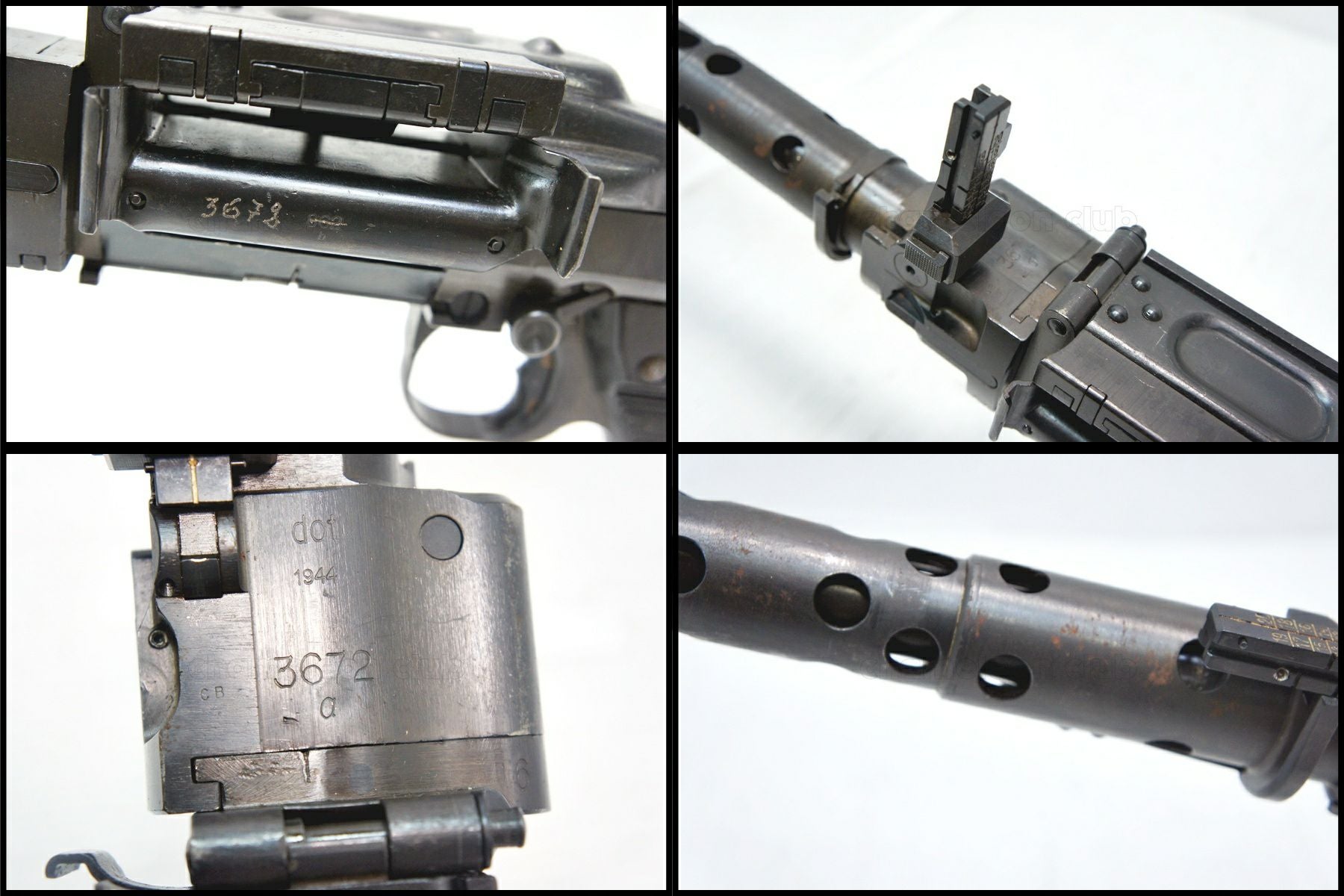 福岡)無可動銃 MG34 汎用機関銃 ドイツ軍 現状品