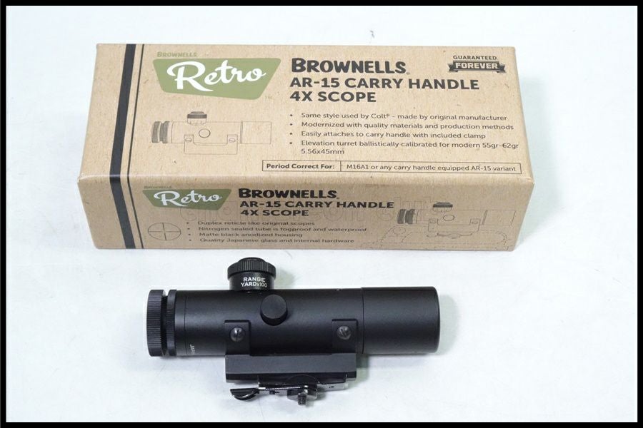 東京)BROWNELLS Retro AR-15 キャリングハンドル 4x スコープ