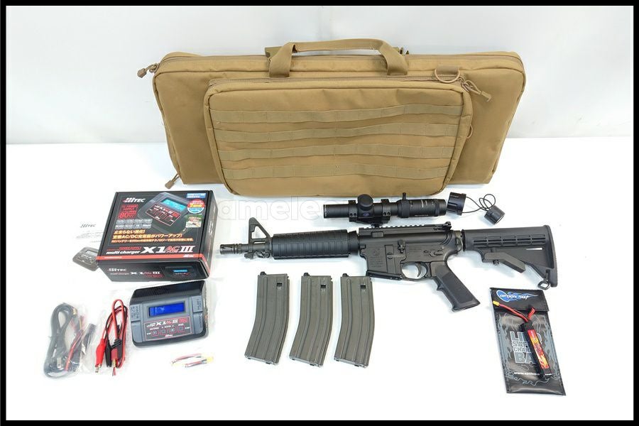 東京)SYSTEMA/システマ PTW M4A1 CQBRカスタム トレポン 電動ガン