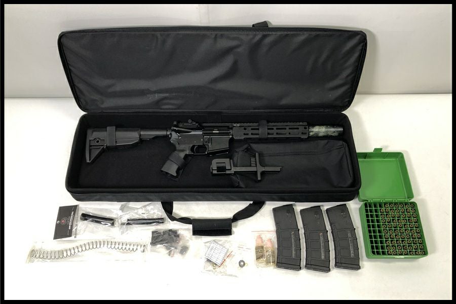 東京)RARE ARMS AR-15 10.3インチ 排莢式 CO2 ガスブローバック 現状品