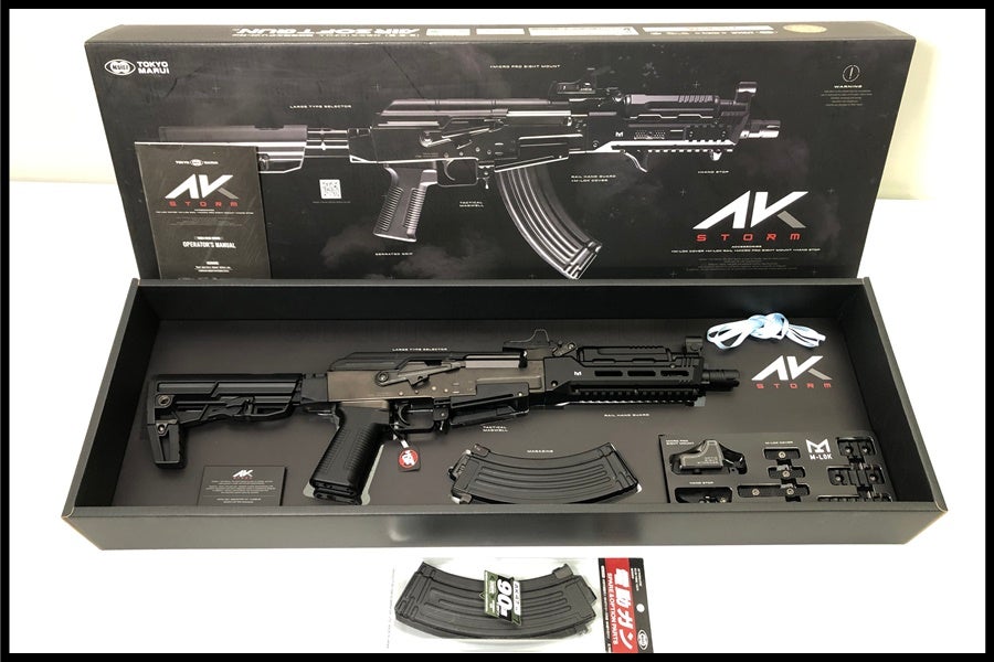 東京)東京マルイ AK ストーム 次世代電動ガン 予備マガジン付