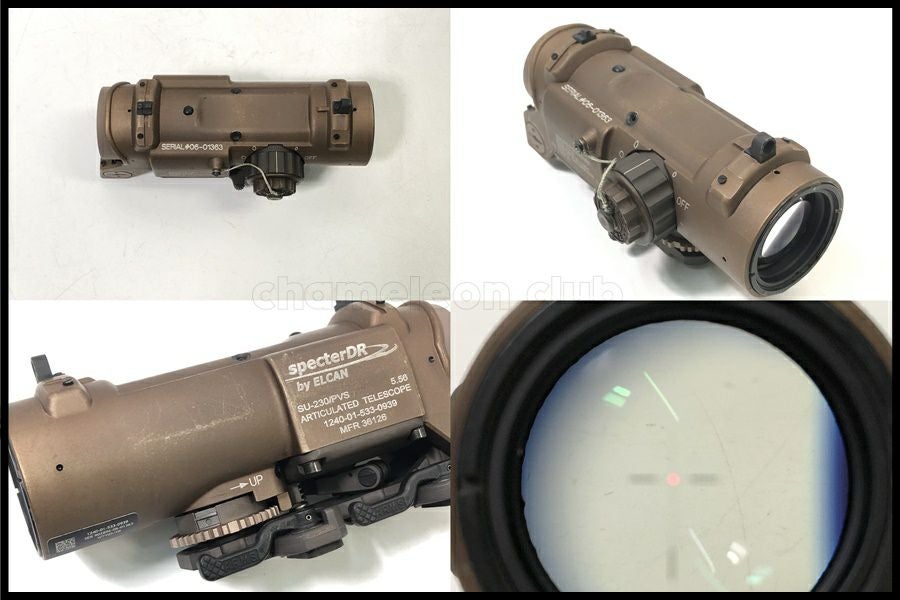 東京)ELCAN/エルカン SPECTER DR SU-230/PVS5.56 FDE 1-4倍スコープ