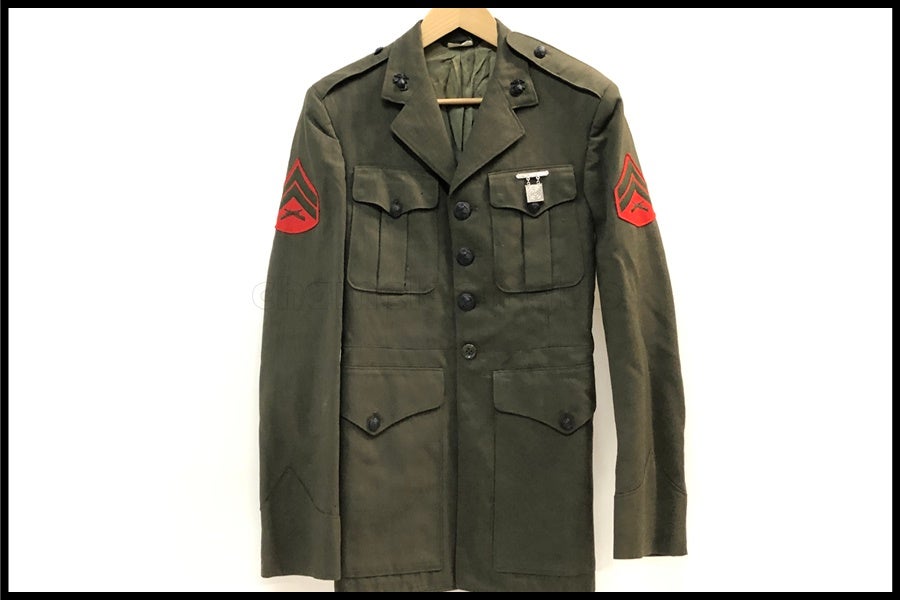 Sale】東京)米軍実物 USMC ウールドレスジャケット サイズ35L NAM戦当時物
