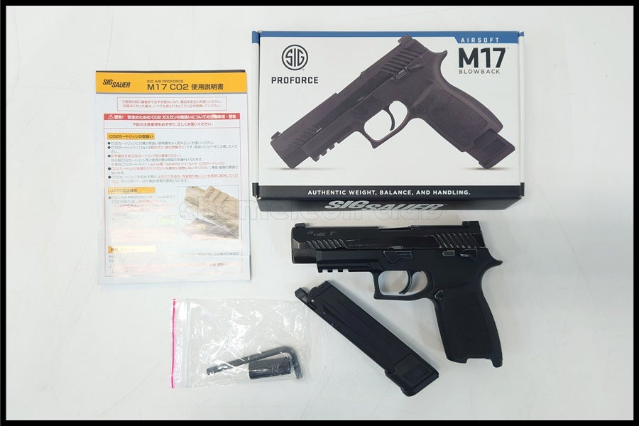 東京)SIG AIR/LAYLAX M17 エイジングブラック CO2ガスブローバック