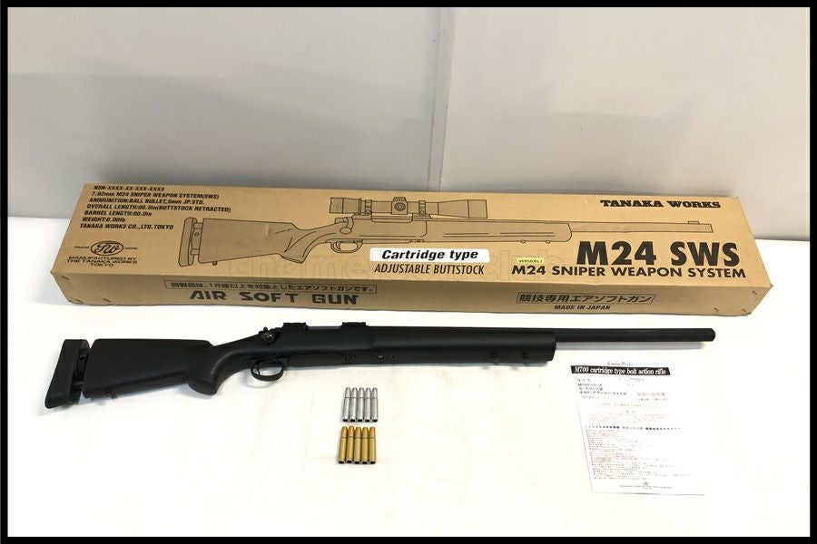 東京)タナカ M24 SWS カートリッジ式 ver.2 ボルトアクションガス