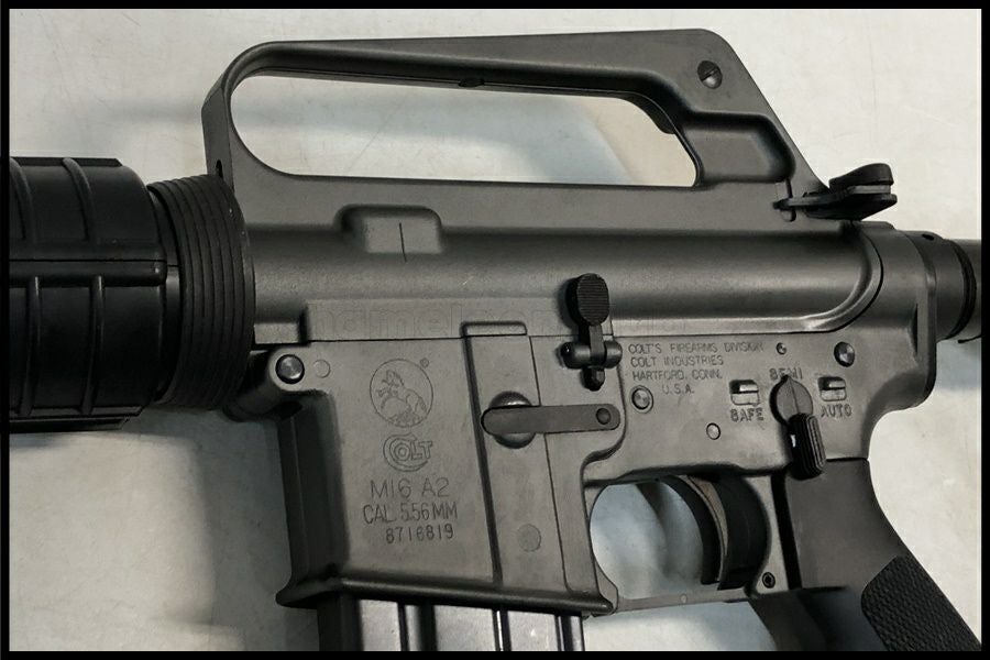 東京)MGC M16A2 カービン M725 HWモデルガン 予備カート付
