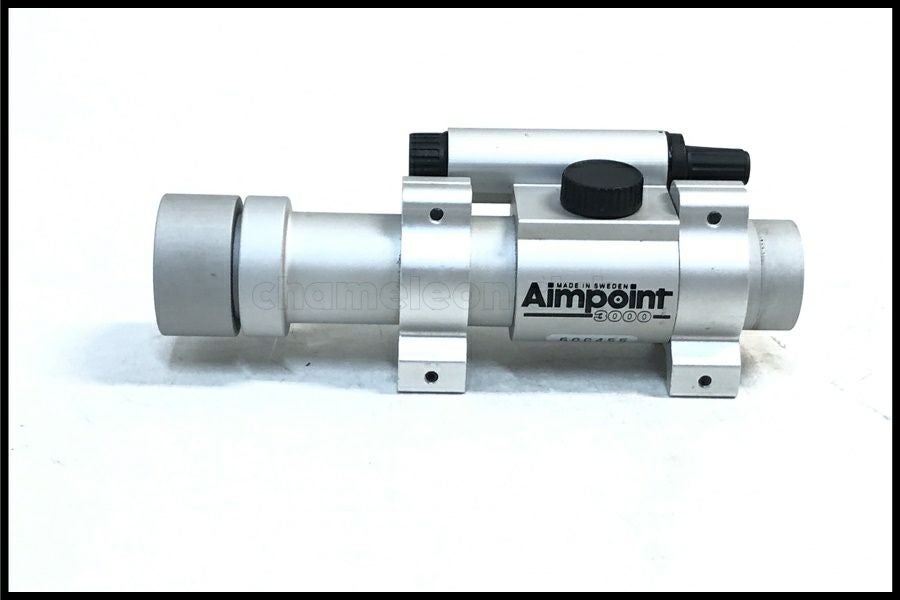 東京)Aimpoint 3000 シルバー ドットサイト マウントリング付 実物