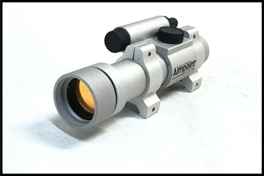 東京)Aimpoint 3000 シルバー ドットサイト マウントリング付 実物