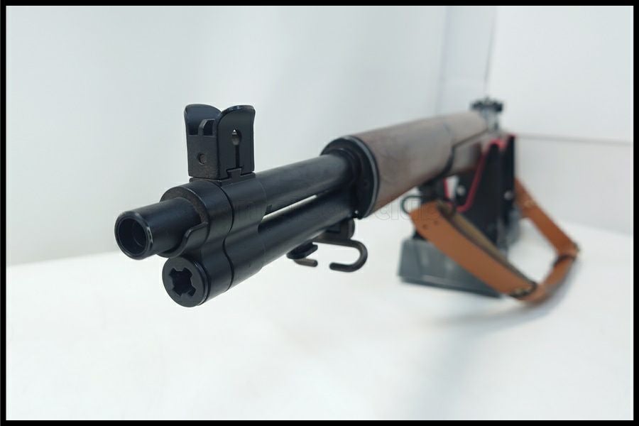 東京)ICS M1ガーランド 電動ガン リアルウッド スリング付