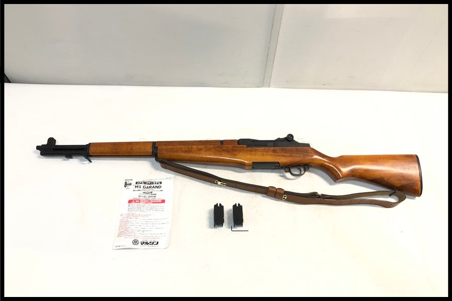 マルシン　M1 ガーランド　6mm 　ジャンク 東京)マルシン 6mmBB M1 ガーランド リアルウッド ガスブローバック