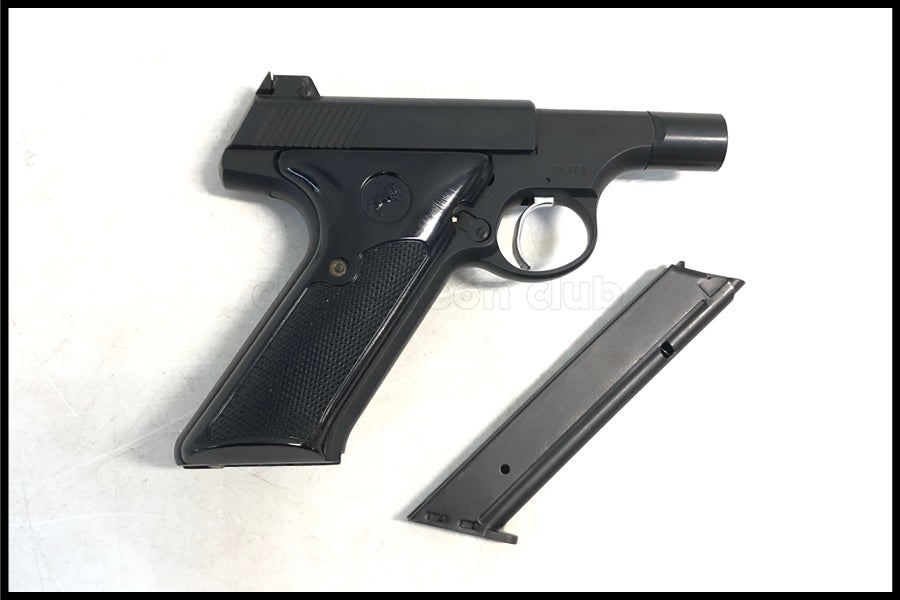 MGC Woodsman ハンドガン ブラック SPG 樹脂製 モデルガン 東京)MGC コルトウッズマン 飛葉モデル HWモデルガン 初期型