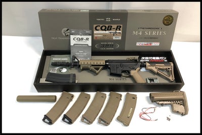 東京)東京マルイ M4 CQB-R 次世代電動ガン カスタム品 予備マガジン付
