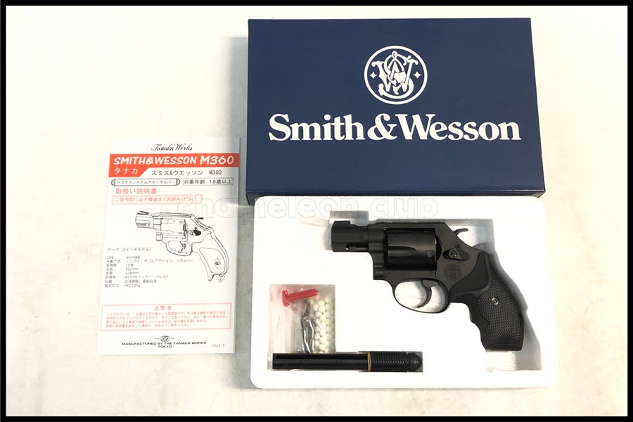 東京)タナカ S&W M&P360 .357マグナム 1 7/8インチ HW ガスリボルバー
