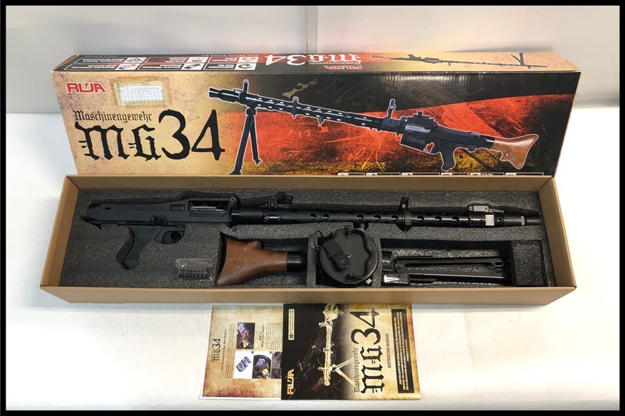 東京)RWA MG34 電動ガン フルメタル 木製ストック