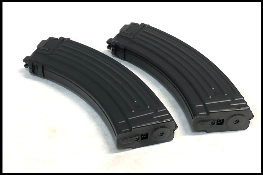 東京)東京マルイ AKM ガスブローバック カスタム品 予備マガジン付