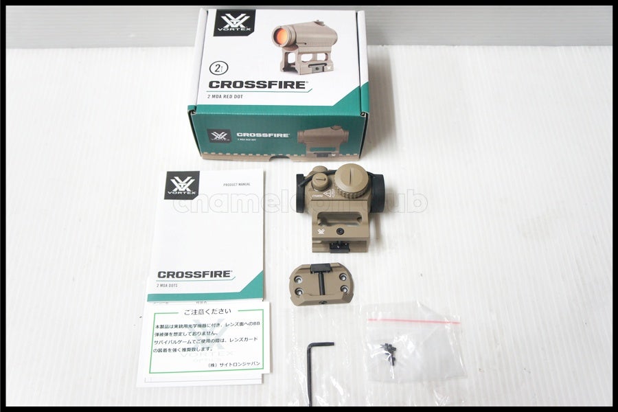 【実物・新品】CROSSFIRE レッドドット 2MOA CROSSFIRE レッドドット 2MOA - VortexOptics正規販売店ビノジャパン