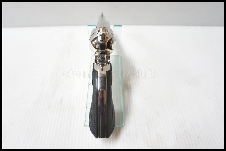 福岡)美品 タナカ コルトSAA ニッケルフィニッシュ 4-3/4インチ ガス