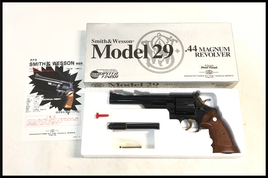 東京)タナカ S&W M29 6.5インチ スチールフィニッシュ ガスリボルバー