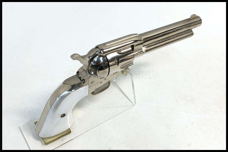 CAW S.A.A 2nd アーティラリー モデルガン 東京)CAW SAA 2nd アーティラリー ニッケルフィニッシュ ABSモデルガン SPG