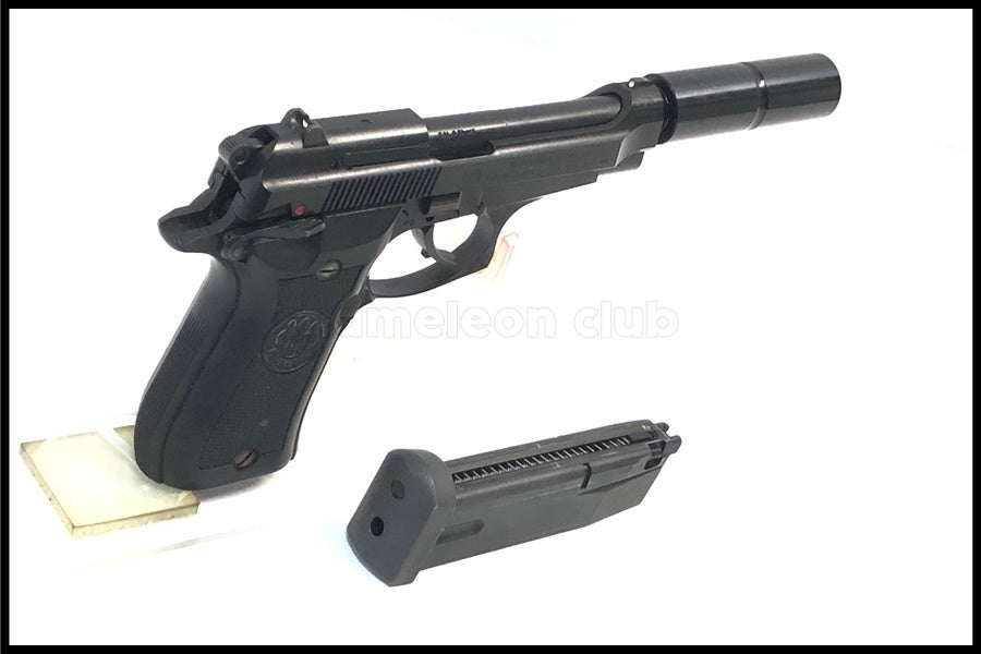 東京)WA ベレッタ M84FS サイレンサーモデル ガスブローバック