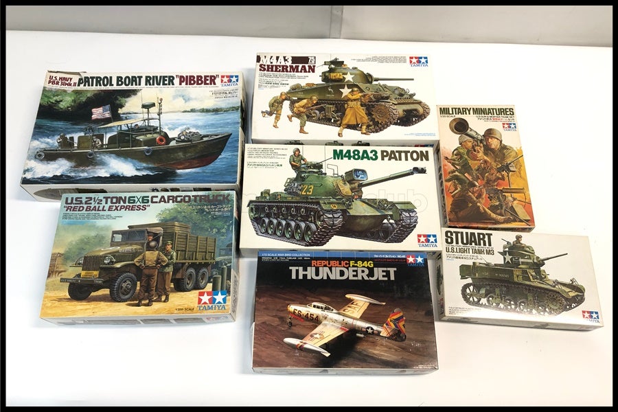 タミヤ　1/35 プラモデル　まとめ売り 東京)TAMIYA タミヤ 1/35 プラモデル 7点まとめ 現状品 (1