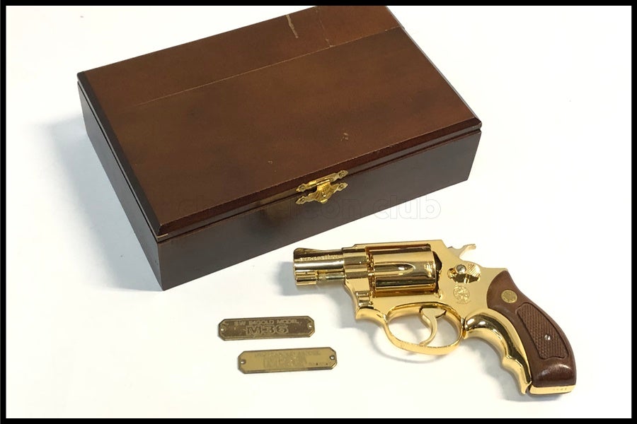 東京)コクサイ S&W M36 GOLD 24K SMG金属モデルガン 現状品