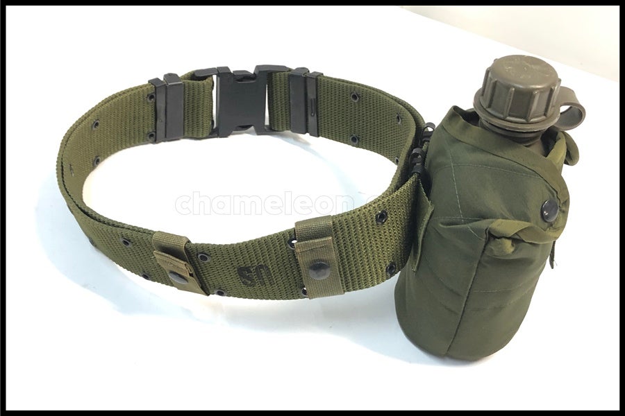 東京)米軍放出品 ピストルベルト キャンティーン ポーチ/カップ セット