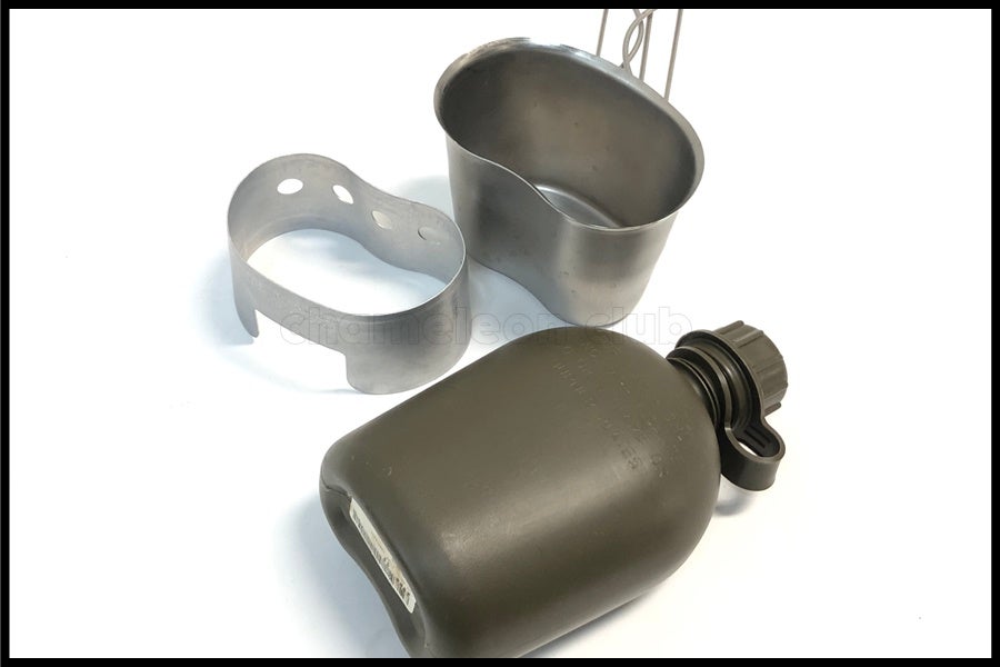 東京)米軍放出品 ピストルベルト キャンティーン ポーチ/カップ セット