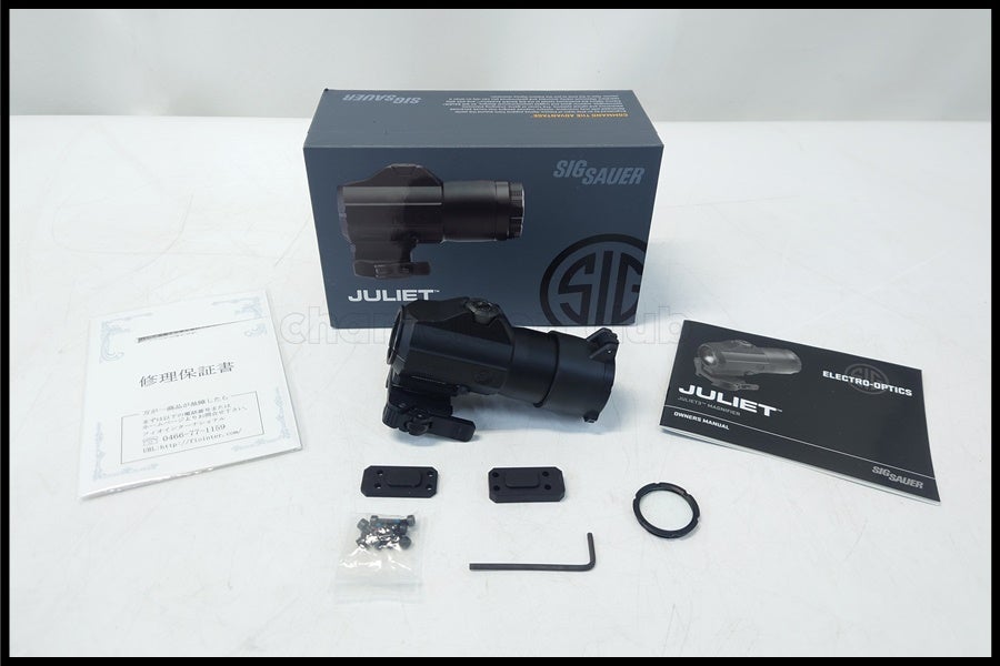 東京)SIG SAUER JULIET3 ジュリエット3 3xマグニファイア BK 実物 SOJ31001