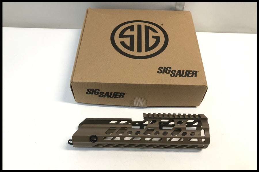 東京)SIG SAUER MCX VIRTUS カービン 10インチ アルミハンドガード FDE