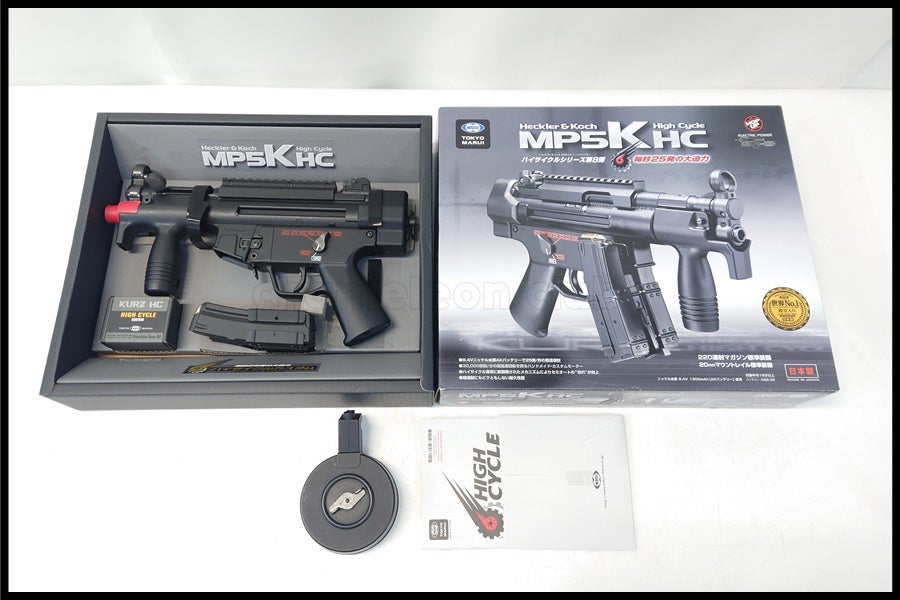 【動作確認済み】東京マルイ MP5K HC ハイサイクル 拡張マガジン付 Amazon | 東京マルイ MP5 クルツ HC 18歳以上ハイサイクル電動ガン