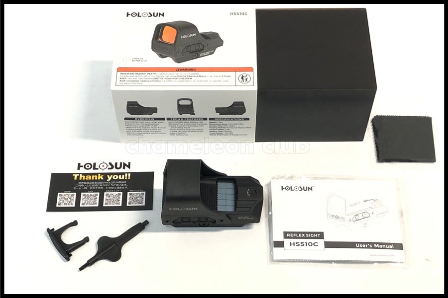 東京)HOLOSUN/ホロサン HS510C オープンリフレックスサイト 実物ブラック