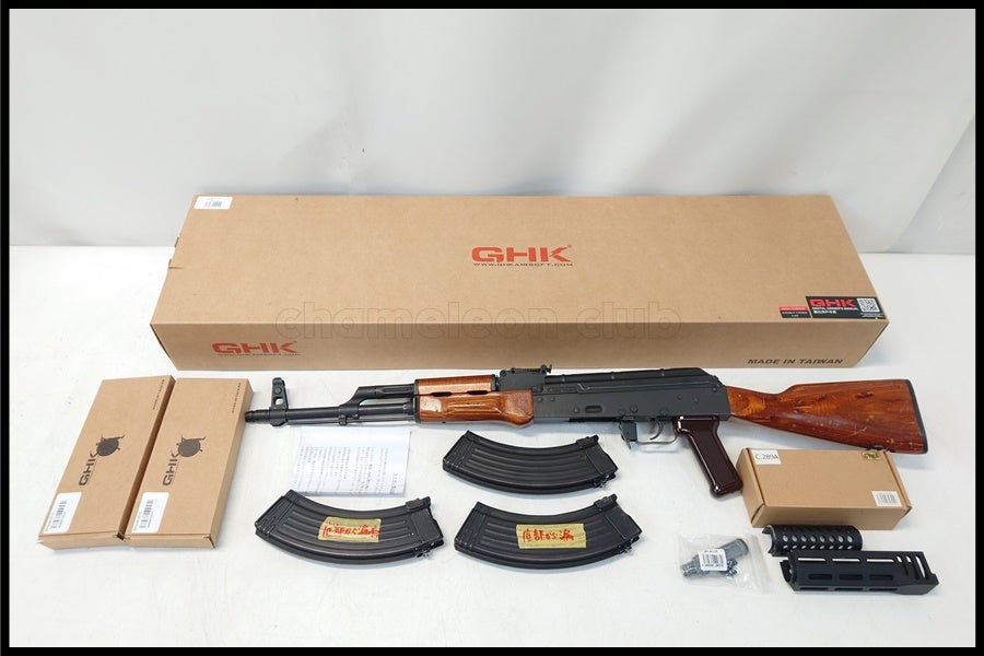GHK AKM V3 純正 ストック 東京)GHK AKM V3 CO2ガスブローバック 予備マガジン付
