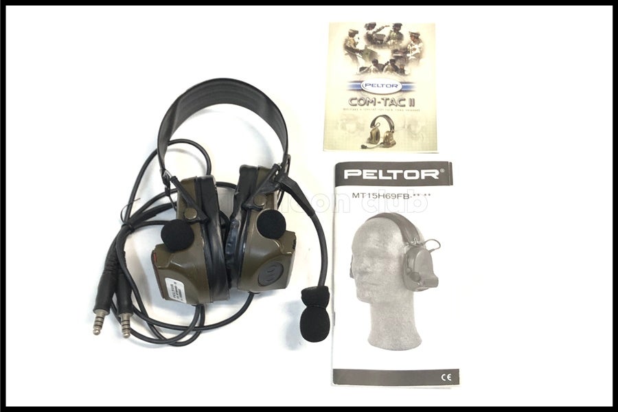 東京)PELTOR COMTAC II MT15H69BB-19 ヘッドセット 実物 COMTAC2